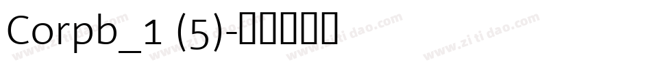 Corpb_1 (5)字体转换